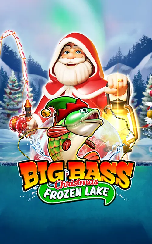 Big Bass Christmas Frozen Lake